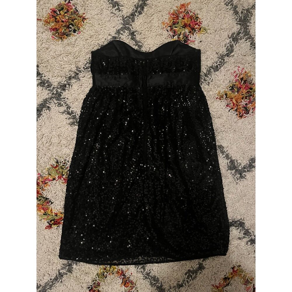 Y2K Betsey Johnson Sequin Bow Mini Dress